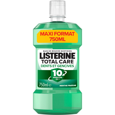 Listerine Total Care Mondwater 10in1 Tanden En Tandvlees Fles 750ml