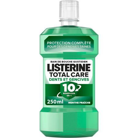 Listerine Total Care Mondwater 10in1 Tanden En Tandvlees Fles 250ml