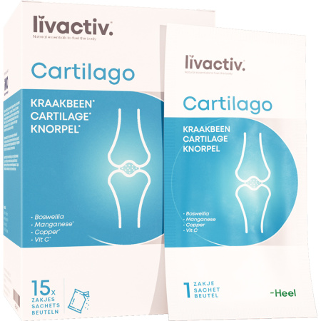 Livactiv Cartilago Kraakbeen Zakjes 15x7,5g