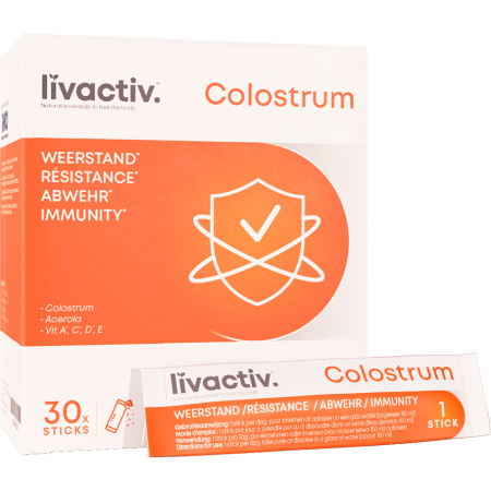 Livactiv Colostrum Weerstand Poeder Sticks 30x1,8g