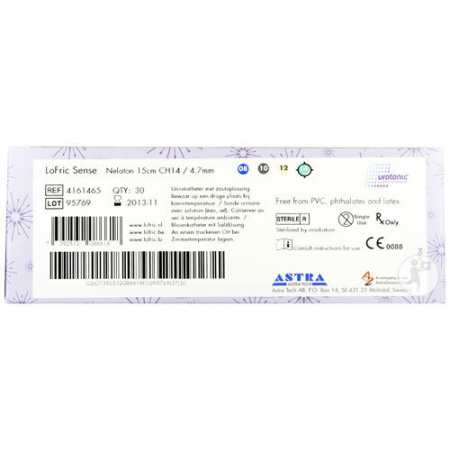 LoFric Sense 15cm Maat CH 14 Hydrofiele Intermitterende Katheter Vrouwen 30 Stuks (4161465)