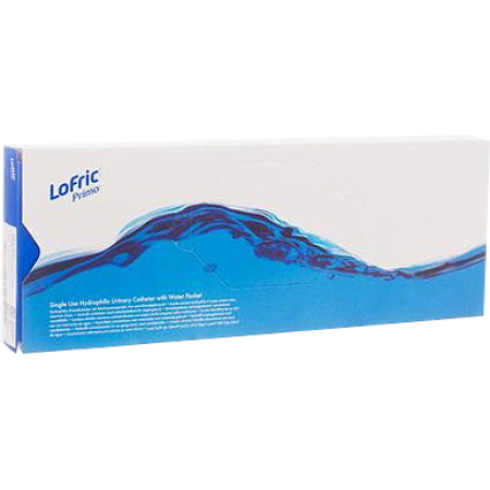LoFric Urinekatheter Primo Nelaton 40cm Maat CH 18 Rond Tip + Steriel Water 18ml Stuks 30