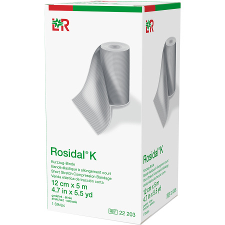 Lohmann & Rauscher Rosidal K Elastische Windel 12cmx5m 1 Stuk (22203)