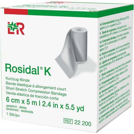 Lohmann & Rauscher Rosidal K Elastische Windel 6cmx5m 1 Stuk (22200)