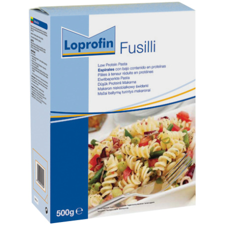 Loprofin Eiwitarme Fusilli Pasta Doos 500g