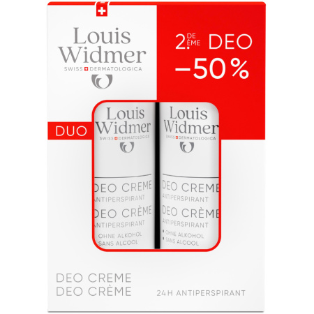 Louis Widmer Bodycare Deo Crème Anti-Transpirant Met Parfum 2x40ml