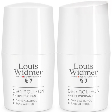 Louis Widmer Bodycare Deo Roll-On Anti-Transpirant Zonder Parfum 2x50ml