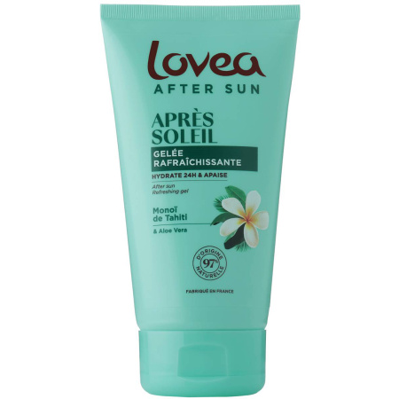 Lovea After-Sun Verfrissende Gel Monoï De Tahiti & Aloe Vera Fles 150ml