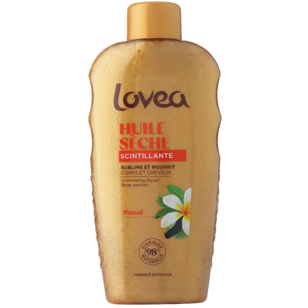 Lovea Glanzende Droge Olie Monoï De Tahiti Fles 150ml