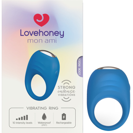 Lovehoney Mon Ami Siliconen Vibrerende Ring 1 Stuk