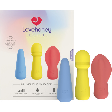 Lovehoney Mon Ami Trio Mini Vibrerende Massagers 3 Stuks