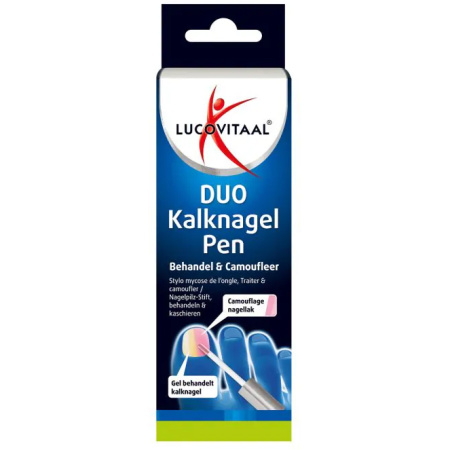 Lucovitaal Duo Pen Voor Nagelschimmel Behandeling & Camouflage 2x4ml