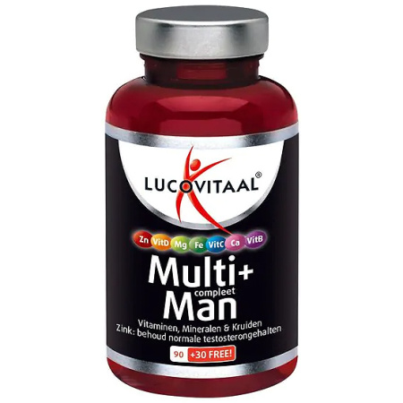 Lucovitaal Multi+ Compleet Man 120 Tabletten