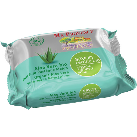 Ma Provence Biologische Zeep Aloe Vera Parfum Watermeloen Meloen 75g