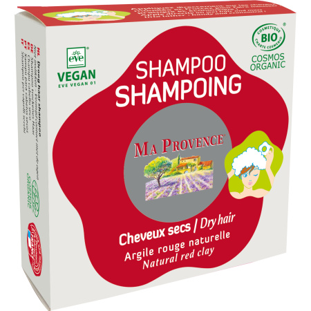 Ma Provence Shampoo Droog Haar Natuurlijke Rode Klei 85g