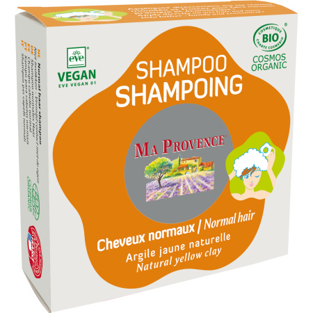 Ma Provence Shampoo Normaal Haar Natuurlijke Gele Klei 85g