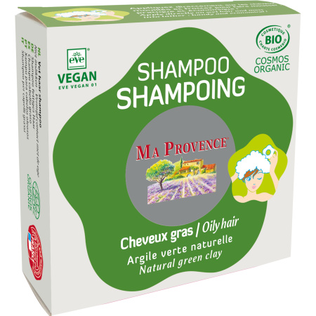 Ma Provence Shampoo Vet Haar Natuurlijke Groene Klei 85g
