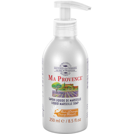 Ma Provence Vloeibare Marseille Zeep Oranjebloesem Pomp-Flacon 250ml