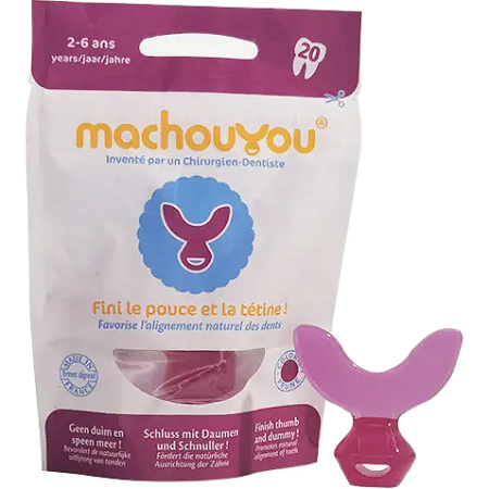 Machouyou Preventief Orthodontisch Apparaat Vanaf 2 Jaar Kleur Pruim 1 Stuk