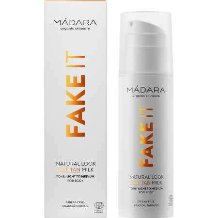Mádara Fake It Natural Look Zelfbruinende Body Lotion Pompfles 150ml