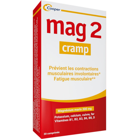 Mag2 Cramp Magnesium Marin 300mg 30 Tabletten