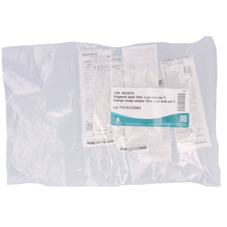 Magis Wegwerpspuit 10ml Luer Lock 5 Stuks