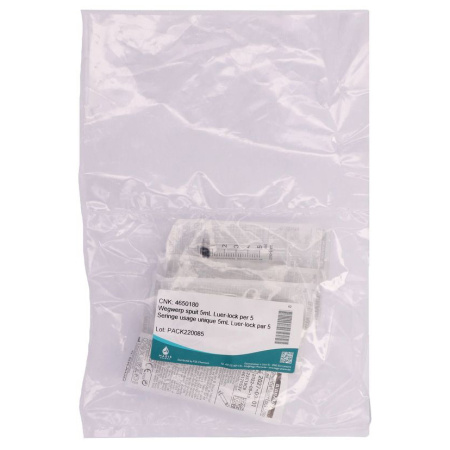 Magis Wegwerpspuit 5ml Luer Lock 5 Stuks