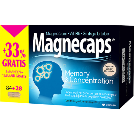 Magnecaps Memory & Concentration Promopack 84+28 Capsules