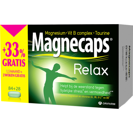 Magnecaps Relax 84+28 Tabletten Promopack