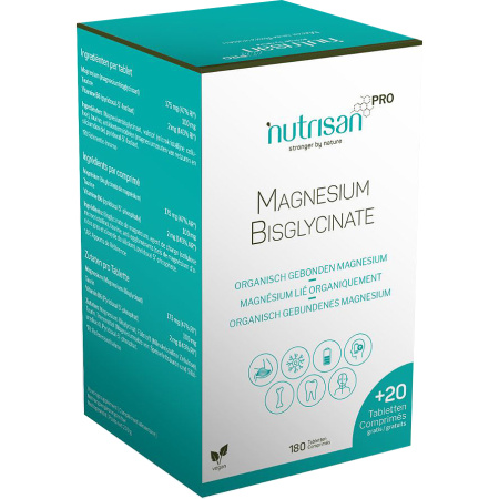 NustrisanPro Magnesium Bisglycinaat 180 + 20 Tabletten