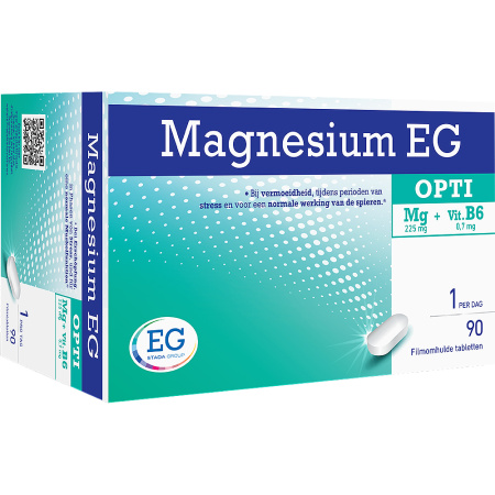 Magnesium EG Opti 90 Filmomhulde Tabletten
