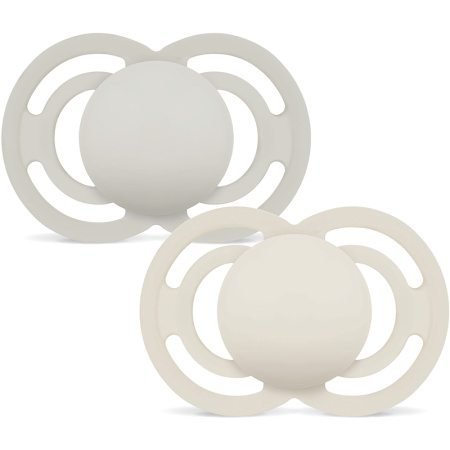 Mam Baby Fopspeen Perfect Silicone +16 Maanden Plain Unisex 2 Stuks