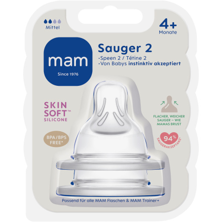 Mam Fopspeen Maat 2 2 Stuks