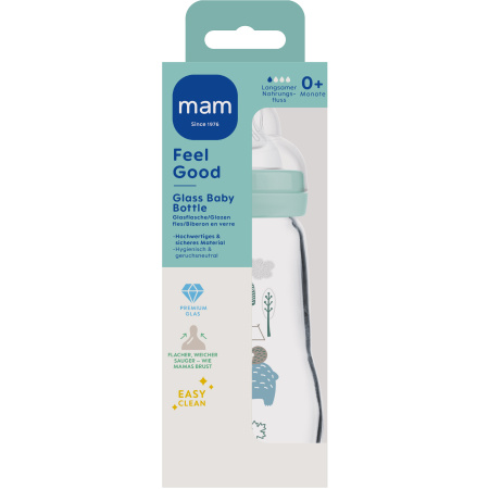 Mam Voedingsfles Feel Good 260ml Mat Jongen 1 Stuk
