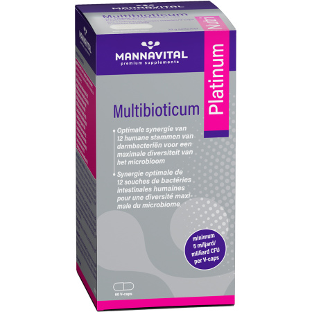 Mannavital Multibioticum Platinum 60 Capsules