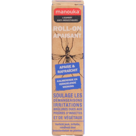Manouka Roll-On Verzachter Na-Beten Jeukende Irritatie 10ml