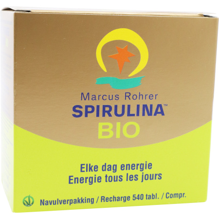 Marcus Roher Spirulina Bio Elke Dag Energie Navulverpakking 540 Tabletten