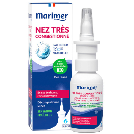 Marimer Decongestivum-Spray Voor Sterk Verstopte Neus Op Basis Van Etherische Oliën 20ml