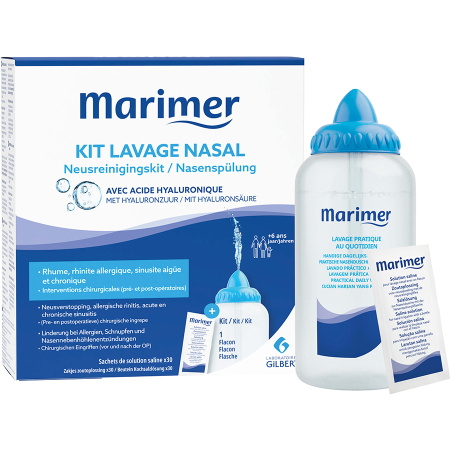 Marimer Neusreinigerskit Fles + 30 Zakjes