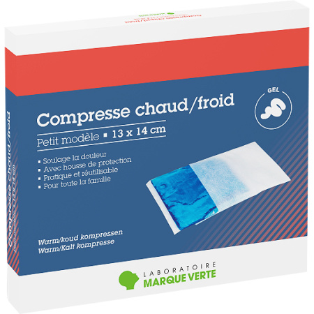 Marque Verte Warm En Koud Kompressen Klein Model 13x14cm Stuk 1