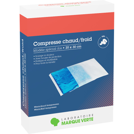 Marque Verte Warm En Koud Kompressen Special Model Rug 20x30cm Stuk 1
