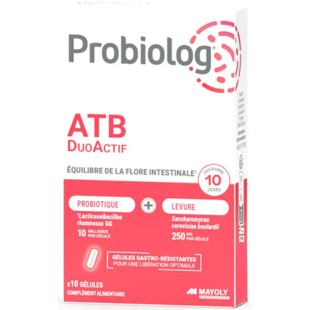 Mayoly Probiolog ATB DuoActif Darmflora 10 Capsules