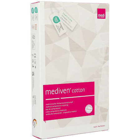 Mediven Katoen CCL2 Ad P.O. Compressiekousen Caramel T2 1 Stuk