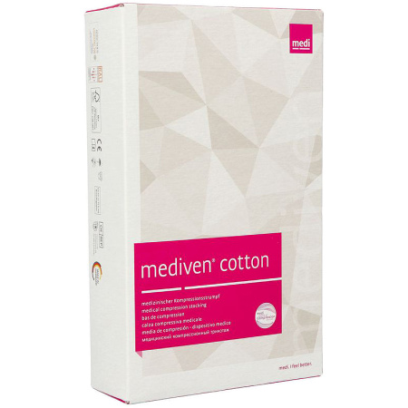 Mediven Katoen CCL2 Ag/Nob-W P.O. Compressiekous Caramel T4 1 Stuk