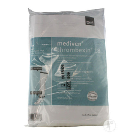 Mediven Thrombexin 18 Kousverband KK1 Bovenbeen Wit Maat L 1 Paar (8060204)