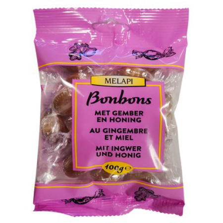 Melapi Gember-Honing Snoepjes 100g
