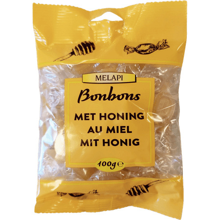 Melapi Honing Bonbons Zakje 100g