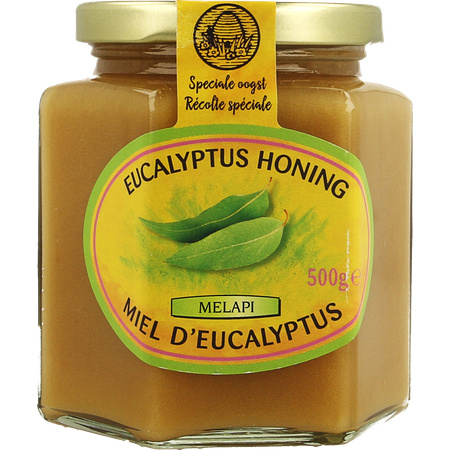 Melapi Honing Eucalyptus Vast 500g