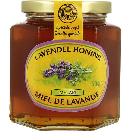 Melapi Honing Lavendel Vloeibaar 500g