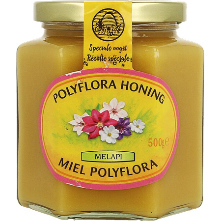 Melapi Honing Polyflora Zacht 500g